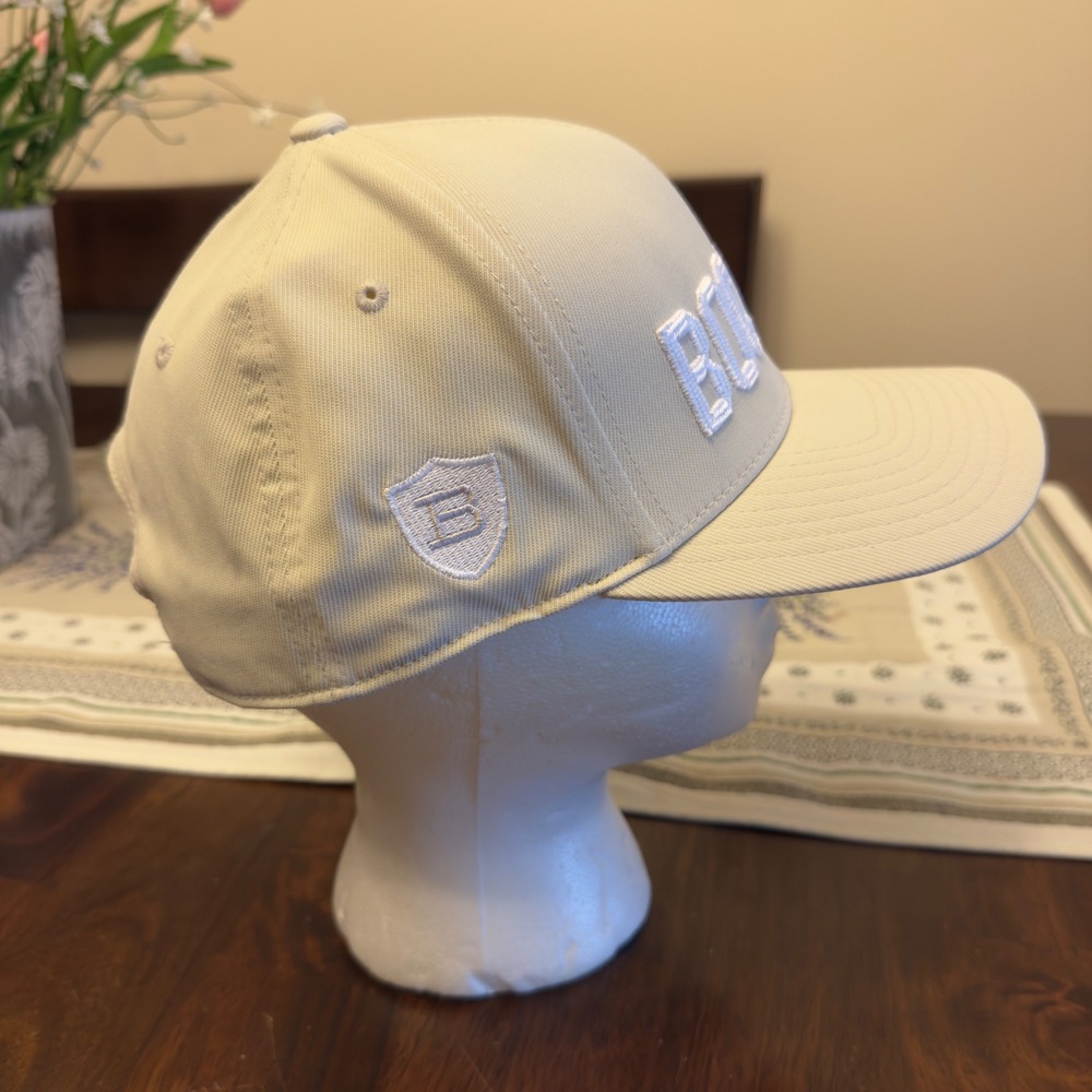 G/FORE Bocaire Golf Hat Stone Beige Flexfit 110 Snapback Cap G4AS22H101 NWT - Picture 4 of 6